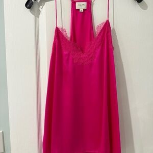 New Without Tags Cami NYC Racerback Silk, Hot Pink, Sz M